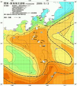 関東・東海海況速報/伊豆諸島海域(2009/05/02)