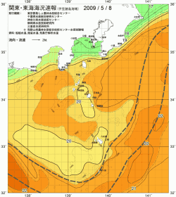 関東・東海海況速報/伊豆諸島海域(2009/05/08)