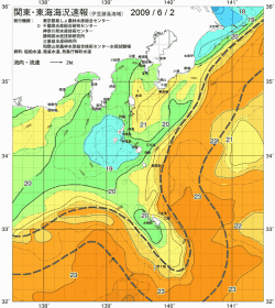 関東・東海海況速報/伊豆諸島海域(2009/06/02)