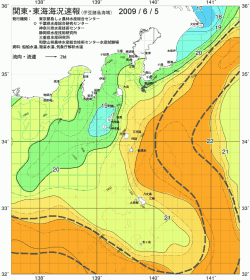 関東・東海海況速報/伊豆諸島海域(2009/06/05)