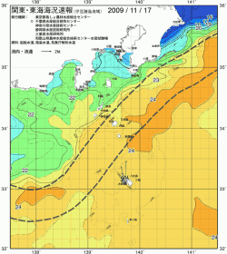 関東・東海海況速報/伊豆諸島海域(2009/11/17)