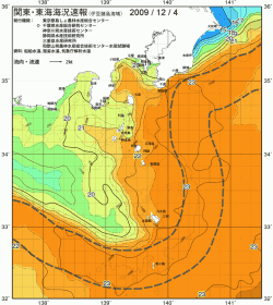 関東・東海海況速報/伊豆諸島海域(2009/12/04)
