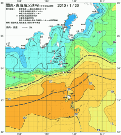 関東・東海海況速報/伊豆諸島海域(2010/01/30)