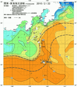 関東・東海海況速報/伊豆諸島海域(2010/02/22)