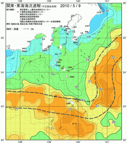 関東・東海海況速報/伊豆諸島海域(2010/05/09)
