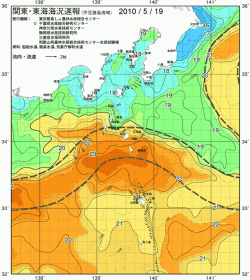 関東・東海海況速報/伊豆諸島海域(2010/05/19)
