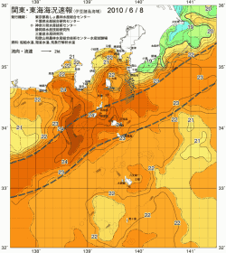 関東・東海海況速報/伊豆諸島海域(2010/06/08)