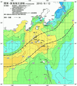 関東・東海海況速報/伊豆諸島海域(2010/06/12)