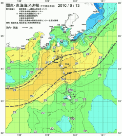 関東・東海海況速報/伊豆諸島海域(2010/06/13)