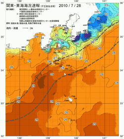 関東・東海海況速報/伊豆諸島海域(2010/07/28)