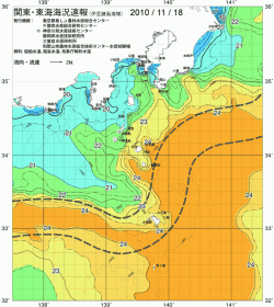 関東・東海海況速報/伊豆諸島海域(2010/11/18)