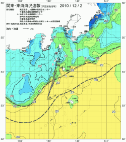 関東・東海海況速報/伊豆諸島海域(2010/12/02)