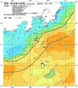 関東・東海海況速報/伊豆諸島海域(2010/12/27)