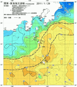 関東・東海海況速報/伊豆諸島海域(2011/01/29)