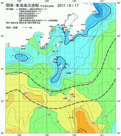 関東・東海海況速報/伊豆諸島海域(2011/06/17)