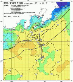 関東・東海海況速報/伊豆諸島海域(2011/11/06)