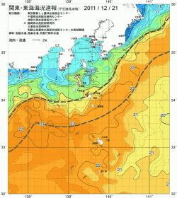 関東・東海海況速報/伊豆諸島海域(2011/12/21)
