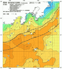 関東・東海海況速報/伊豆諸島海域(2012/01/26)