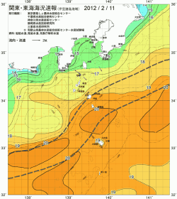 関東・東海海況速報/伊豆諸島海域(2012/02/11)