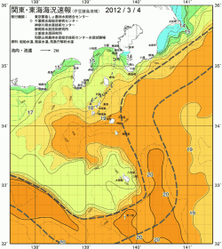 関東・東海海況速報/伊豆諸島海域(2012/03/04)