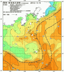 関東・東海海況速報/伊豆諸島海域(2012/03/06)