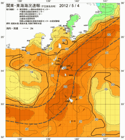 関東・東海海況速報/伊豆諸島海域(2012/05/04)