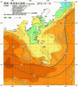 関東・東海海況速報/伊豆諸島海域(2012/06/10)