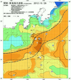 関東・東海海況速報/伊豆諸島海域(2012/06/29)
