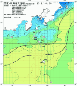 関東・東海海況速報/伊豆諸島海域(2012/10/30)