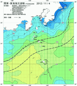 関東・東海海況速報/伊豆諸島海域(2012/11/04)