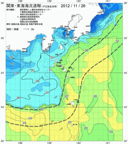 関東・東海海況速報/伊豆諸島海域(2012/11/26)