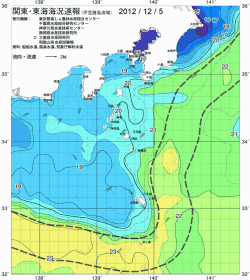 関東・東海海況速報/伊豆諸島海域(2012/12/05)