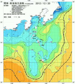 関東・東海海況速報/伊豆諸島海域(2012/12/20)