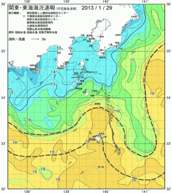 関東・東海海況速報/伊豆諸島海域(2013/01/29)
