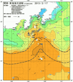 関東・東海海況速報/伊豆諸島海域(2013/02/17)