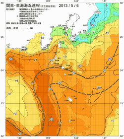 関東・東海海況速報/伊豆諸島海域(2013/05/06)