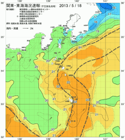 関東・東海海況速報/伊豆諸島海域(2013/05/18)