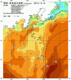 関東・東海海況速報/伊豆諸島海域(2013/09/06)