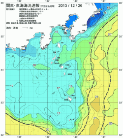関東・東海海況速報/伊豆諸島海域(2013/12/26)