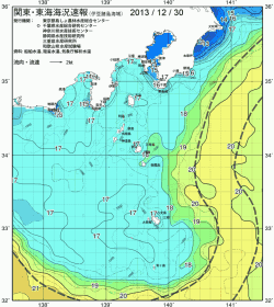 関東・東海海況速報/伊豆諸島海域(2013/12/30)