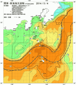 関東・東海海況速報/伊豆諸島海域(2014/05/04)