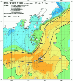 関東・東海海況速報/伊豆諸島海域(2014/05/14)