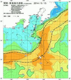 関東・東海海況速報/伊豆諸島海域(2014/05/15)