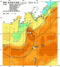 関東・東海海況速報/伊豆諸島海域(2014/06/03)