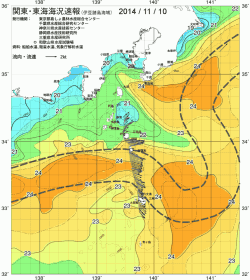 関東・東海海況速報/伊豆諸島海域(2014/11/10)