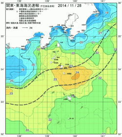 関東・東海海況速報/伊豆諸島海域(2014/11/28)