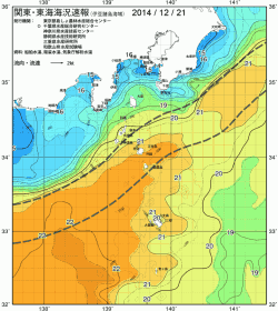 関東・東海海況速報/伊豆諸島海域(2014/12/21)