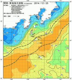 関東・東海海況速報/伊豆諸島海域(2014/12/25)