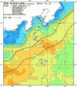 関東・東海海況速報/伊豆諸島海域(2014/12/27)