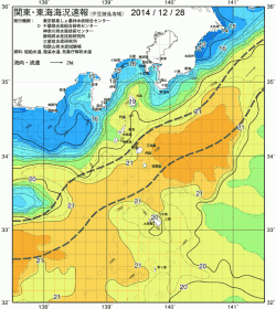 関東・東海海況速報/伊豆諸島海域(2014/12/28)